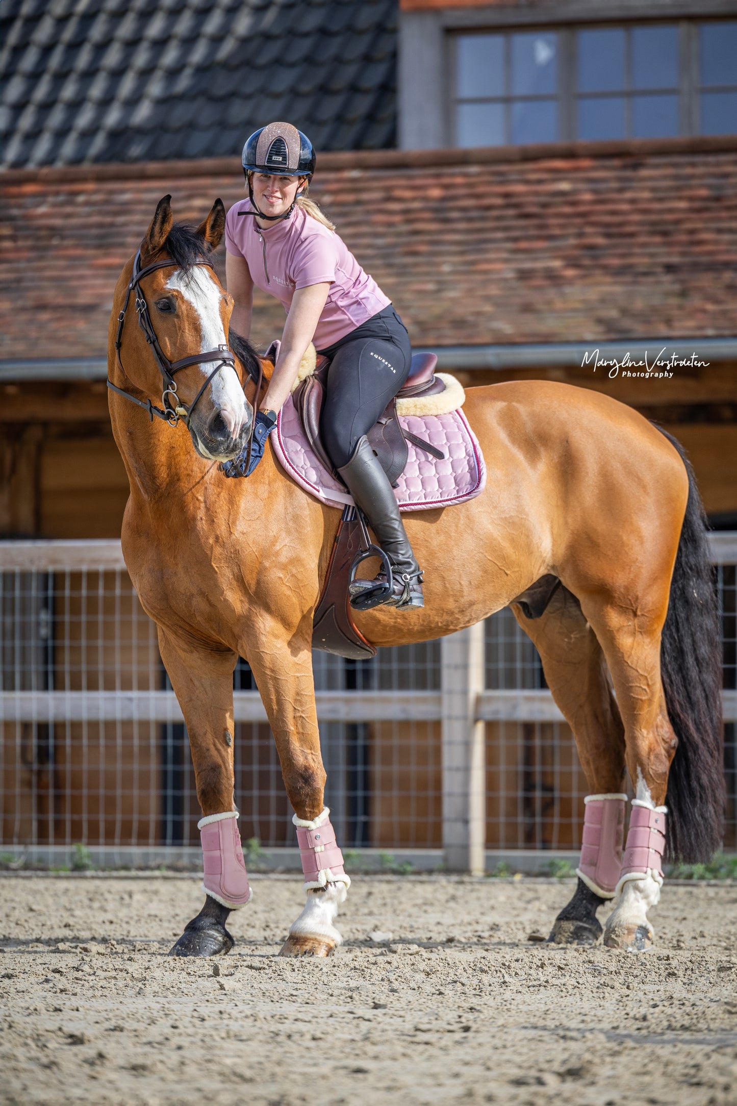 Floral Pink zadeldek spring