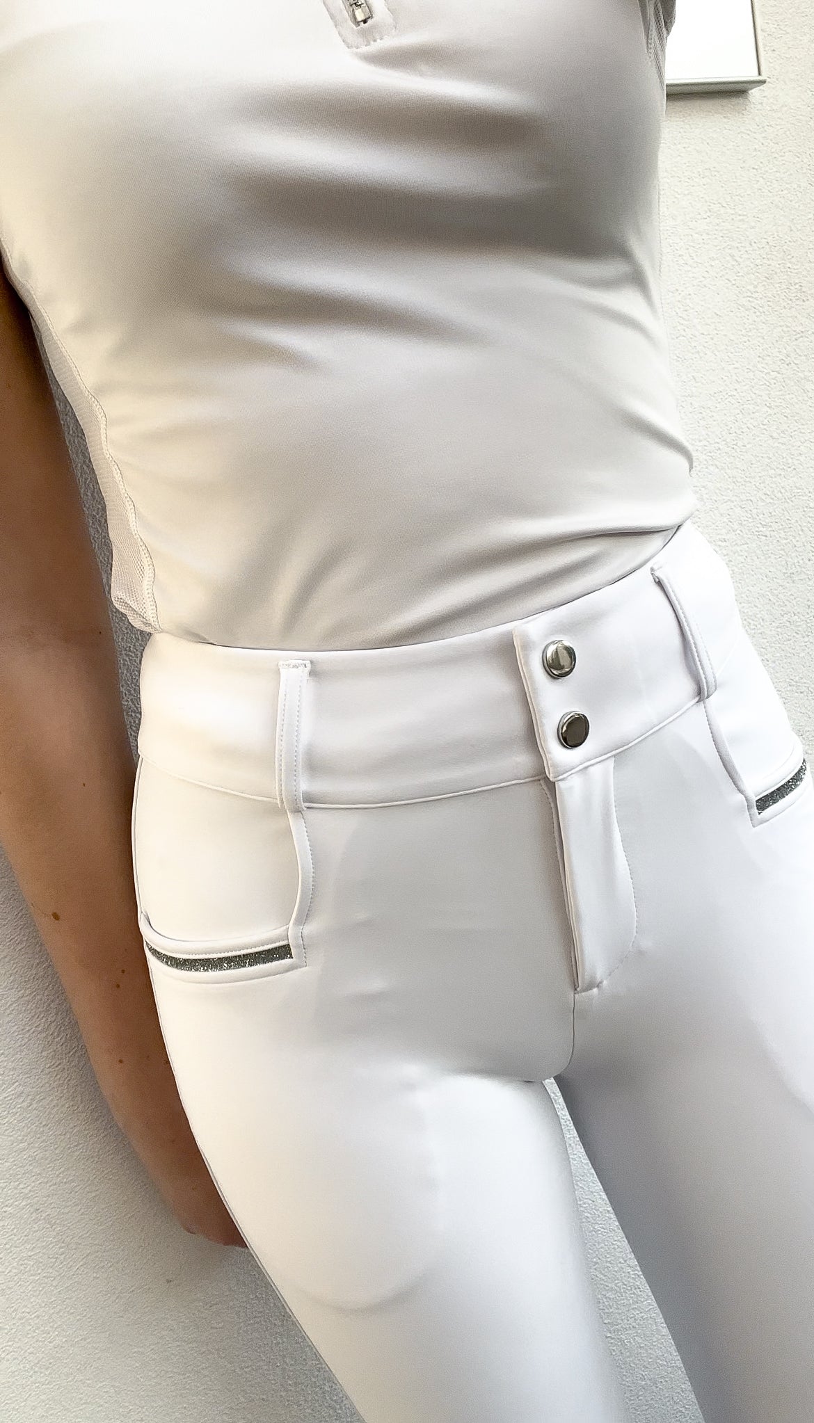 Riding breeches Deluxe white