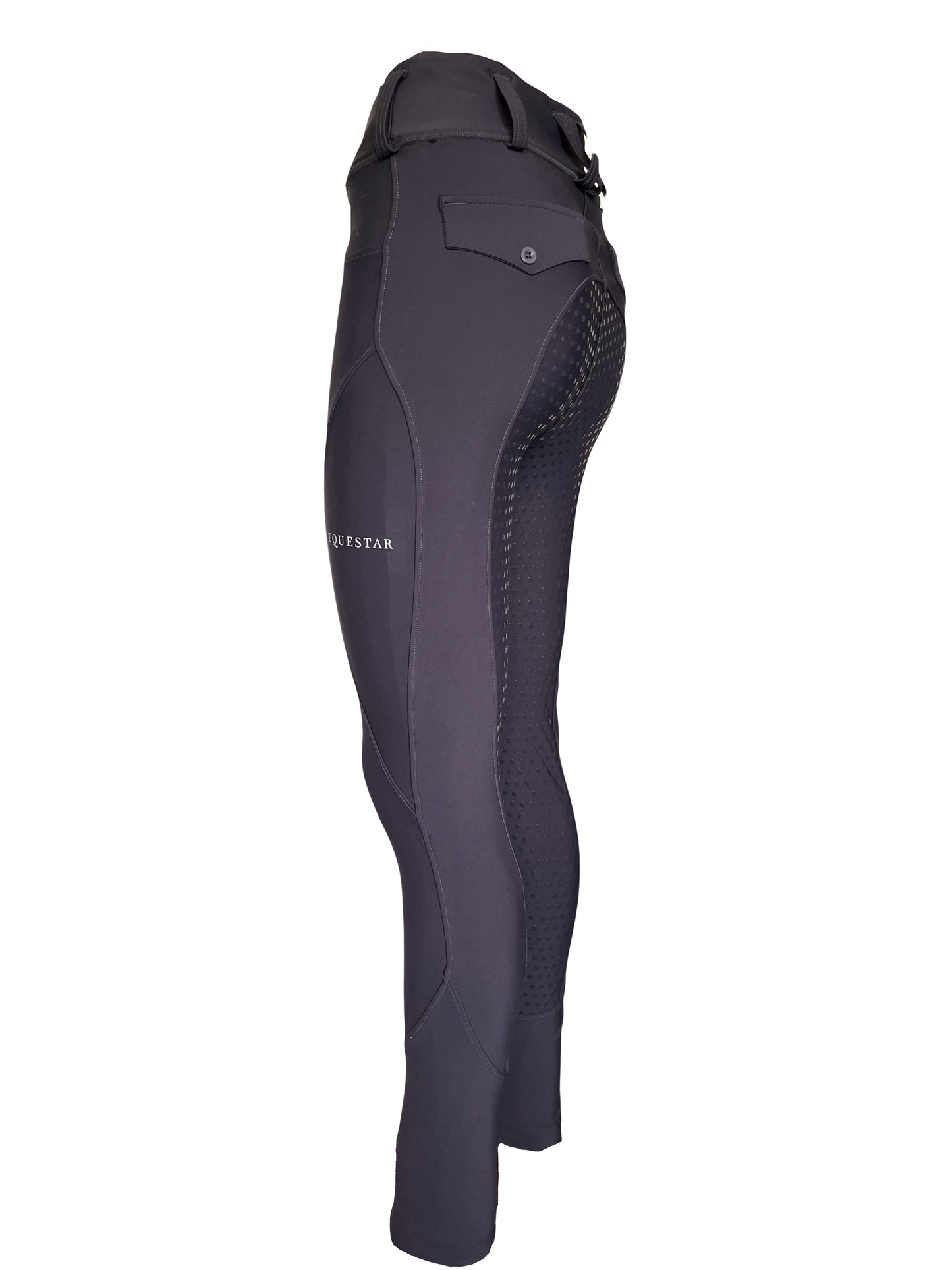 Riding legging Purple Grey