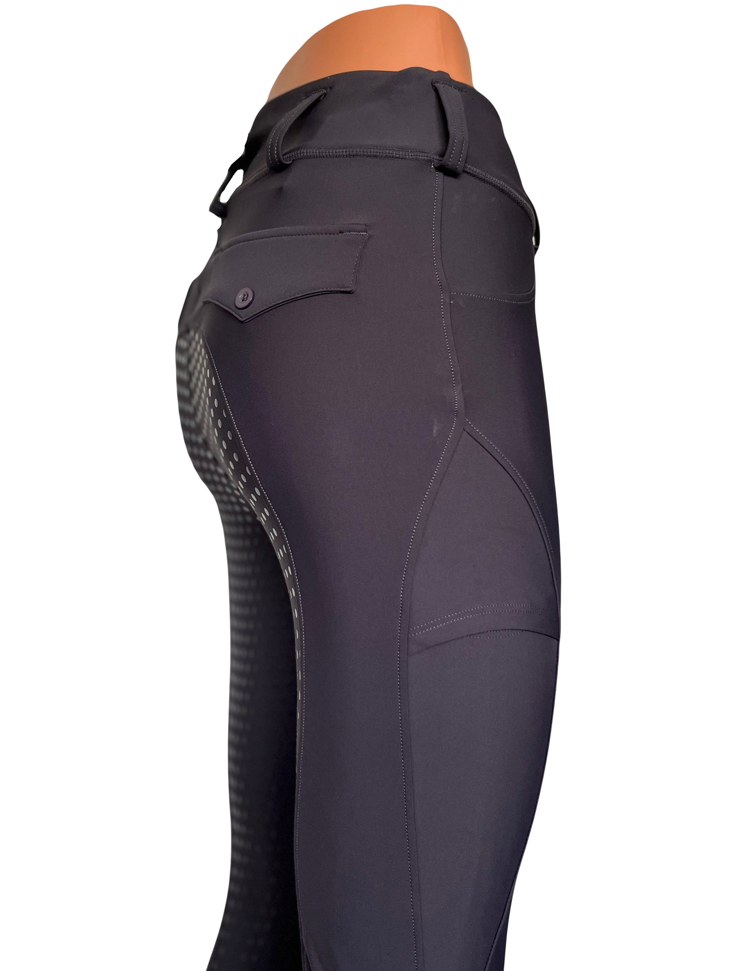 Riding legging Purple Grey