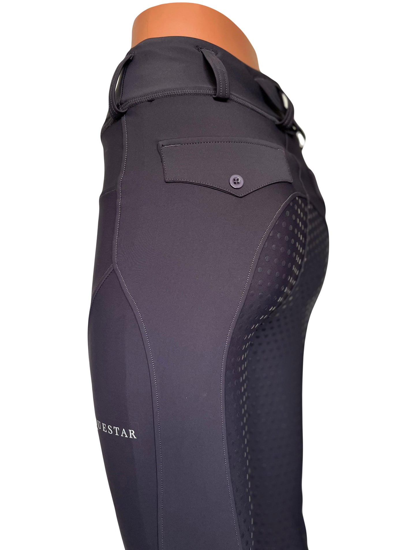 Riding legging Purple Grey