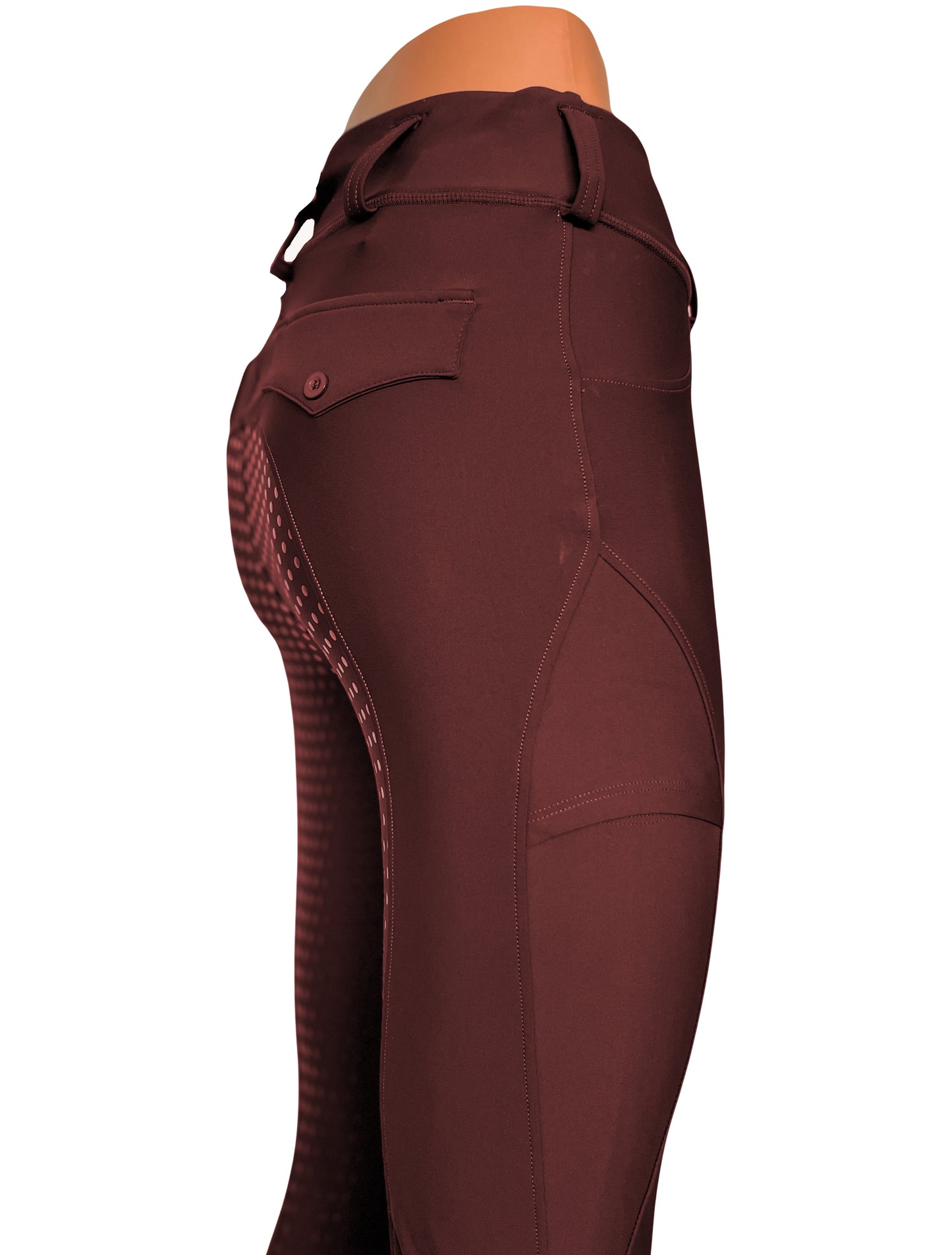 Riding legging Burgundy