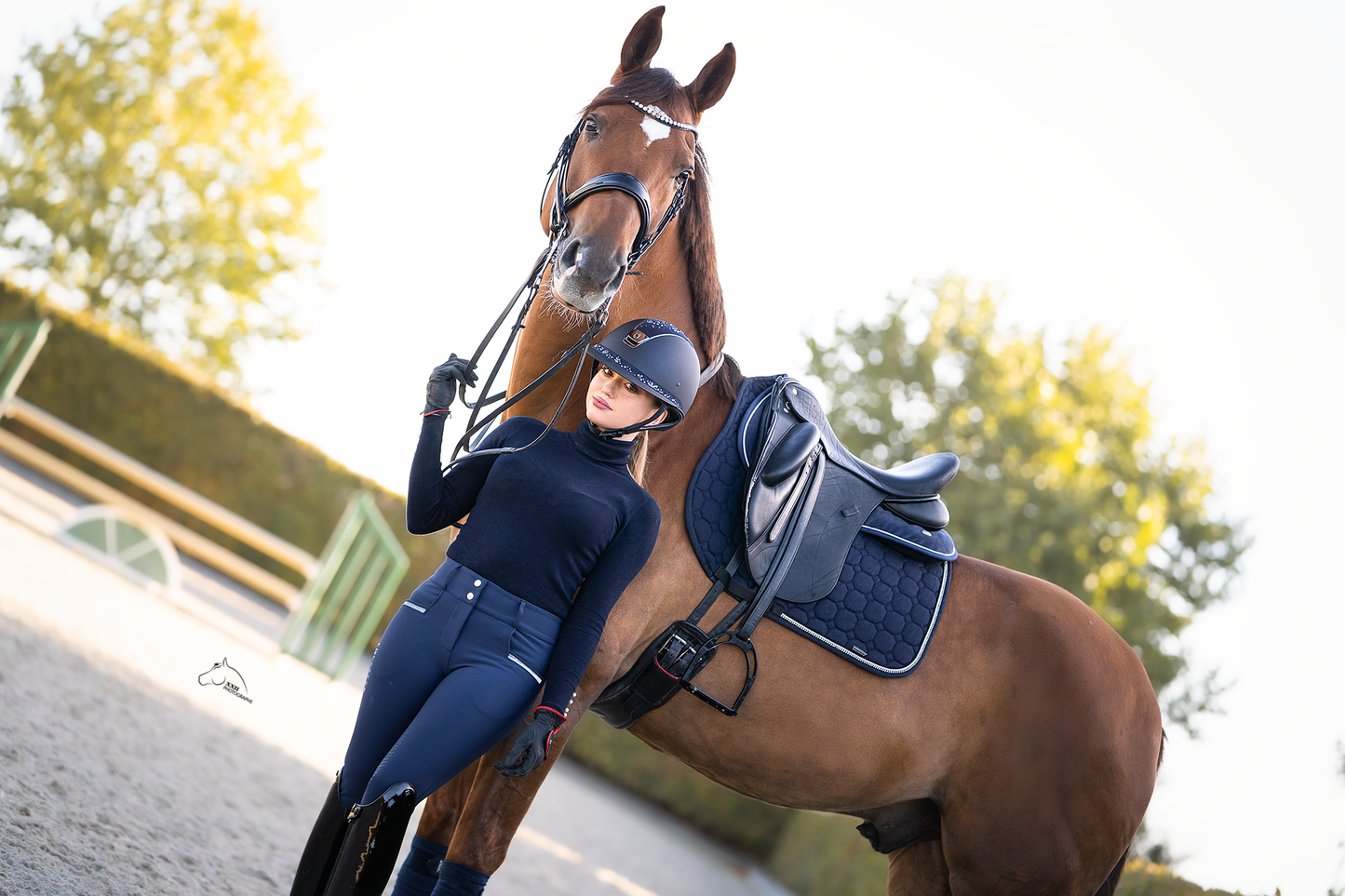 Riding breeches deluxe navy